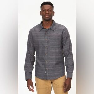 NWT Marmot Fairfax Novelty Lightweight Heathered Flannel